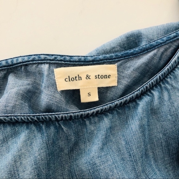 Anthropologie Cloth & Stone Ruffled Dress - Picture 4 of 5